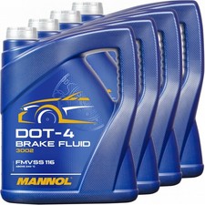 MANNOL BREMSFLÜSSIGKEIT DOT-4 BREAKE FLUID 20L SAE J 1703 1704 ISO 4925 DOT4