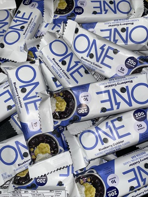 #ad One Bar Blueberry Cobbler 100 Ct Protein Bars Lot Free Shipping $100.00