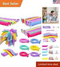 30 PCS Stretchy Fidget Toy,Sensory Fidget Worm Stretch Toys,Muticolor Stretch...