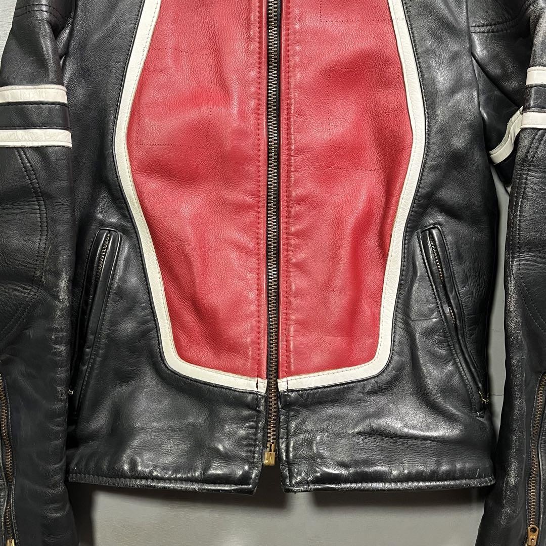 VANSON USA レザージャケット vintage ライダース TALON VANSON USA レザージャケット vintage ライダース TALON メンズ