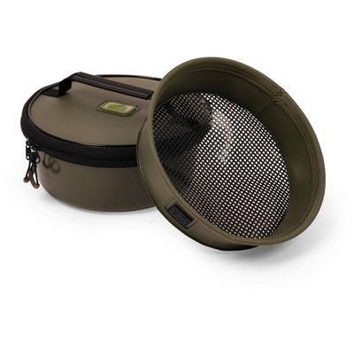 Korum EVA Solid Groundbait Bowl & Riddle Angeltasche Feederangeln Box K0290138