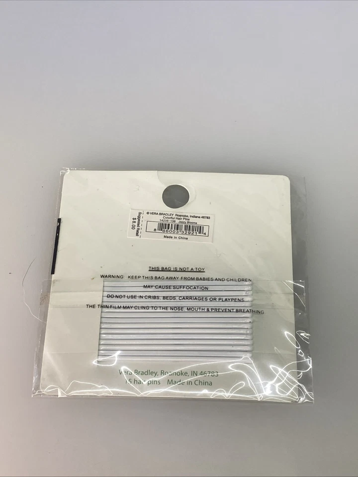 Alfinetes de cabelo coloridos Vera Bradley Jazzy Blooms - Imagem 2 de 3