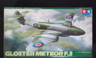 TAMIYA 1:48 Gloster Meteor F.3 Royal Air Force RAF Jet Fighter Kit No.:61083