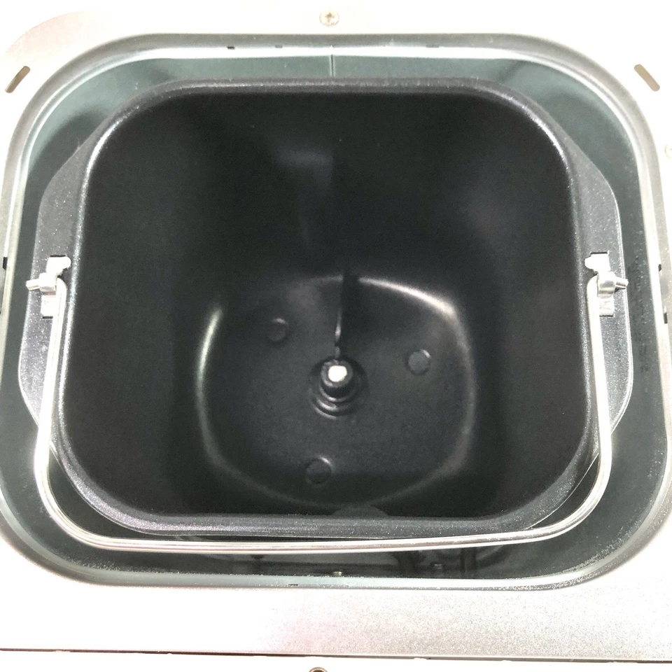 Cook's Essentials Bread Maker 1.5 lb Stainless Steel/ White EUC Used Twice 500W - Image 4 of 4