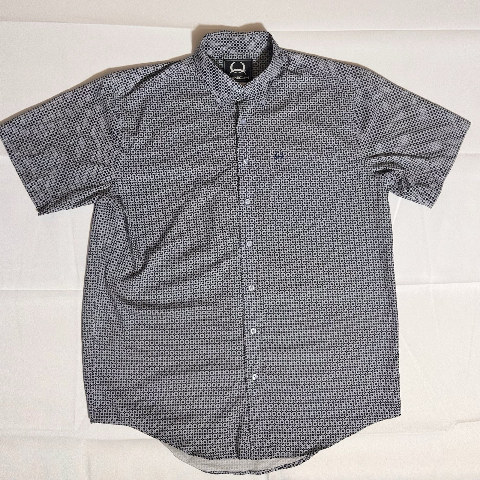 Cinch, RN155737, Geometric Pattern, Button-Down S… - image 1