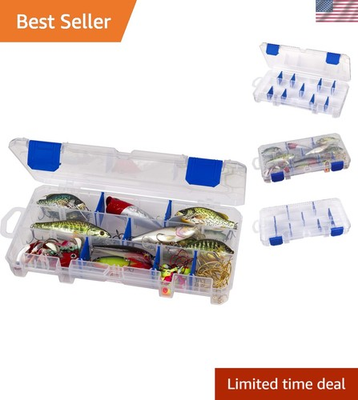 #ad #ad Outdoors 3003 Tuff Tainer Fishing Box w 9 Zerust Dividers 18 Compartments $8.54