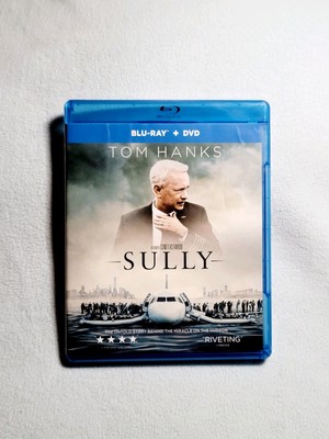 Clint Eastwood's SULLY (2016) Blu-ray + DVD Tom Hanks Aaron Eckhart Laura Linney