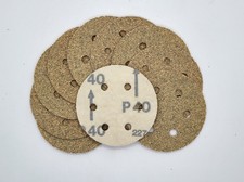 Schleifblätter 80mm Metabo Haft SX E 400 Schleifpapier Holz Stahl 10Stk 24071