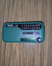 Emergency Solar Hand Crank Wind Up Radio , Flashlight Portable AM/FM/SW (Green)