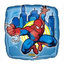Spiderman Party Supplies 18 inch Mylar Foil Balloon ( 1 Pack ) Square Shape