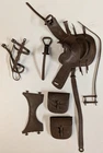 VINTAGE MARX JOHNNY WEST &  COWBOY WESTERN ACTION FIGURE PARTS LOT 1965-67