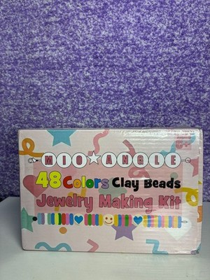 48 Color Clay Beads Jewelry Making Kit (NEW)(SEALED)