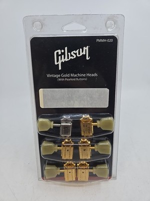 Gibson Les Paul Tuners Set Gold Kluson Deluxe SG Guitar Parts READ G1N