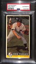 1959 Bazooka #22 Bob Turley  PSA A Authentic B103120