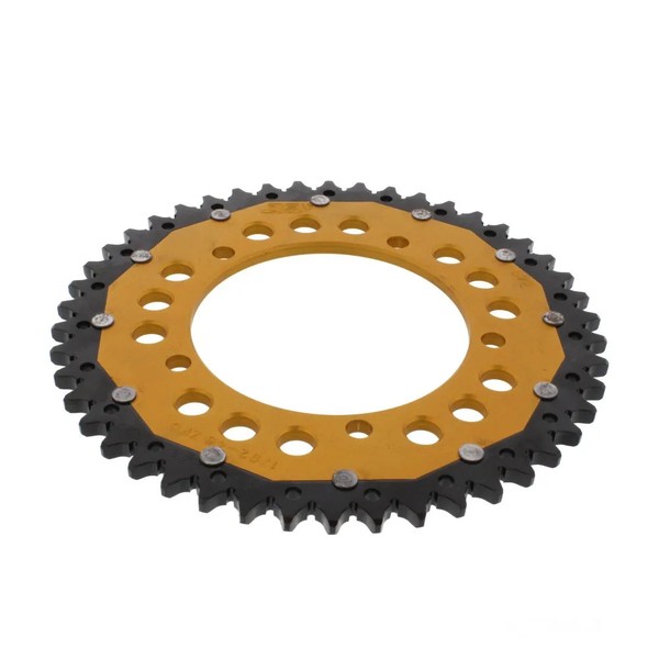 Kettenrad Alu Gold 46-ZäHne 525-Teilung FüR Suzuki GSX-R 750 XU2 Bj. 2005-image
