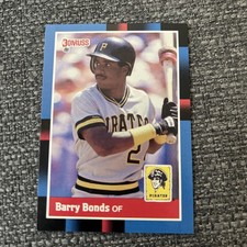 1988 Donruss - Barry Bonds #326 Solid Blue Upper Left Corner