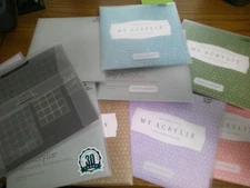 Lot of 13 Close to my Heart My Acrylix Stamp Sets + Acrylic Stamp Blocks LISTED