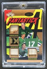 2021 Leaf Lumber Gordie Howe Mark Bobby Hull Mike Rogers Bronze #/25 #F4-5