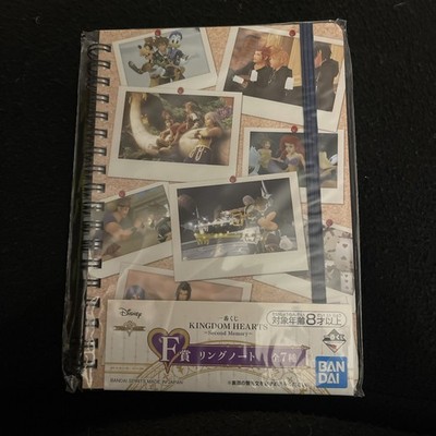 Kingdom Hearts Ichiban Kuji F Prize Ring Notebook - Photo Design - Japan