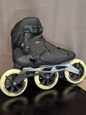 ROLLERBLADE E2 Pro 125 Carbon Fiber 3WD 12.5 Boots Inline Skates US 12 EU 45.5