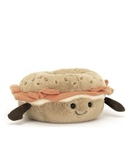 New Jellycat Amuseable Bagel PlushDoll Birthday Gift Brand New Tags+Dust BagUK