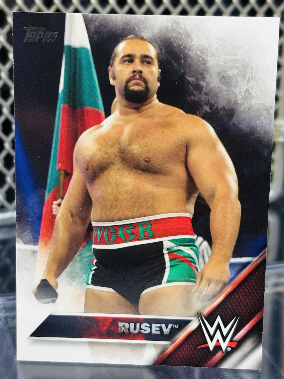 2016 Topps WWE Rusev Wrestling Card #38 WWF AEW Miro Pack Fresh Bulgaria Brute