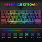 Compact Mechanical RGB Gaming Keyboard 60% Wired Keyboard For PC