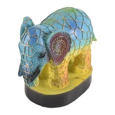 Image of Animal Table Lamp Dyed Resin Elephant Lamp Desktop Night Light Table Night2853
