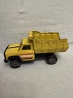 Vintage Tonka Yellow Black Pressed Steel Dump Truck Construction Toy