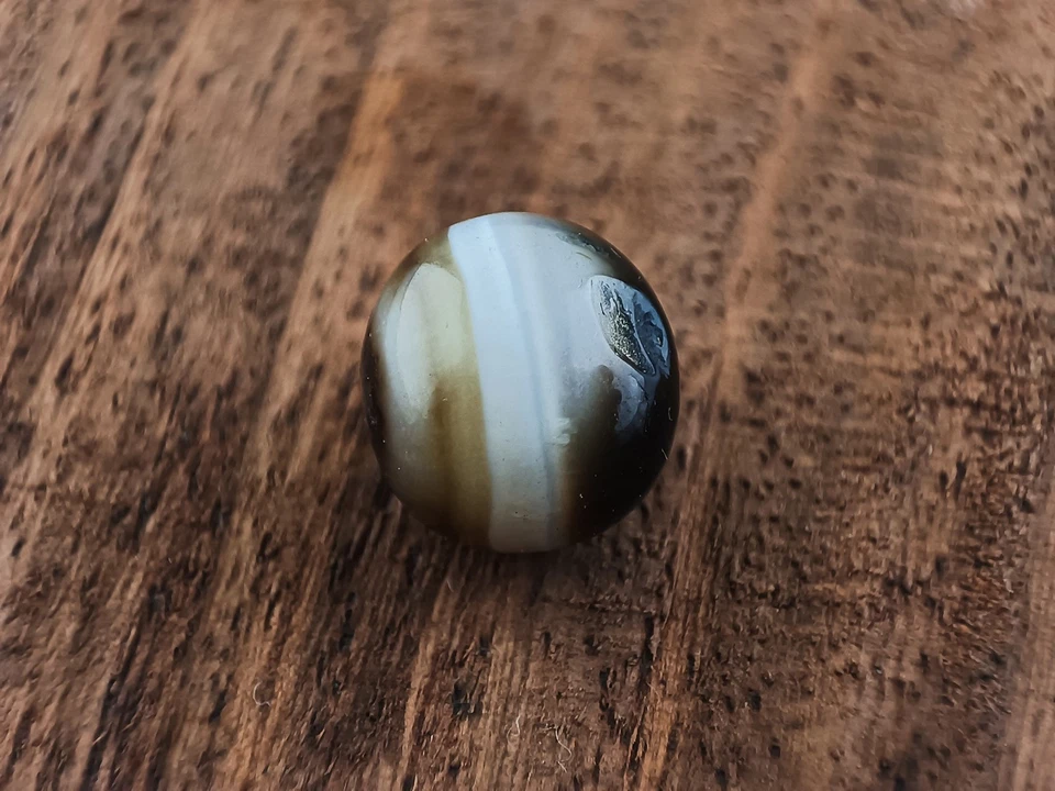 2000+ AÑOS ANTIGUO ANTIGUO INDO TIBETANO SOLOMAN CUENTAS DE ÁGATA CON BANDAS 10,78 mm Foto 2 de 4