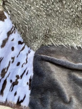 Lot of 3 NEW  FAUX FUR TEDDY BEAR FABRICS - Priced to sell!