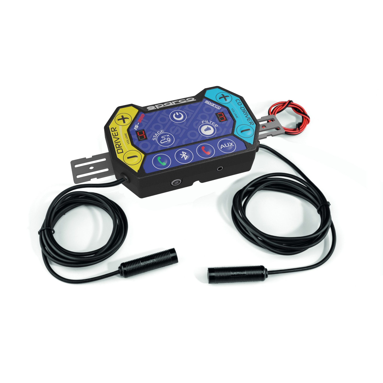 Sparco IS-300 Digital Motorsport Intercom Amplifier With Female Nexus Connector