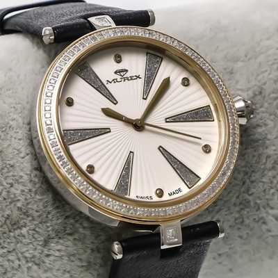 Murex • Swiss Diamond Watch • 88 White Diamonds • Quartz