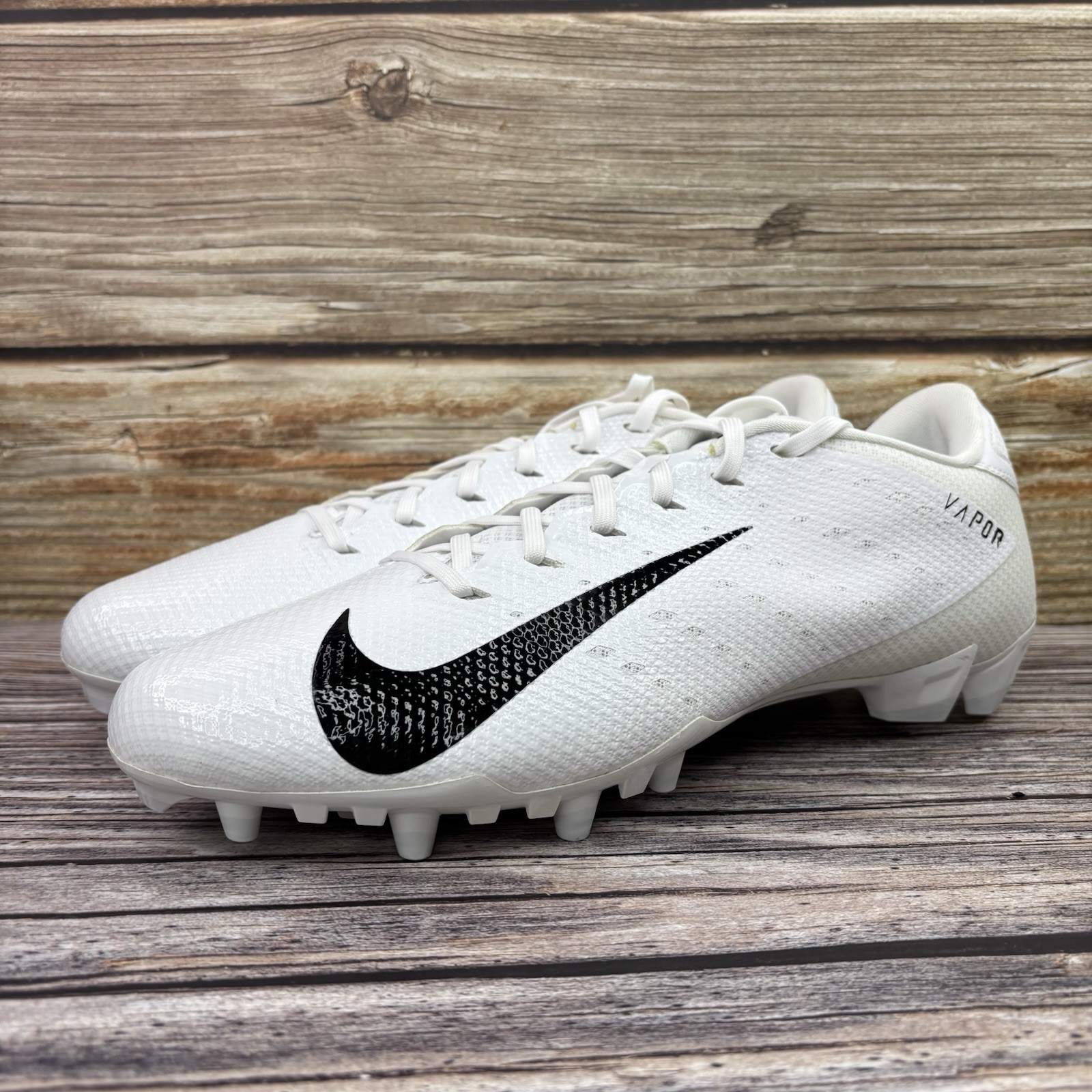 Size 14 Nike Vapor Untouchable Speed 3 TD White Football Cleats AO3034-100