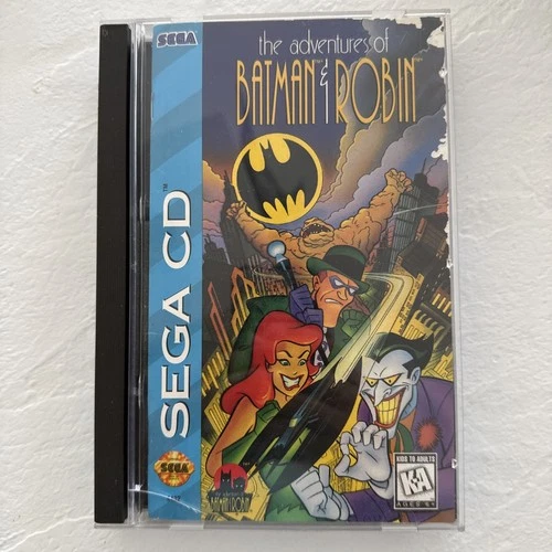 THE ADVENTURES OF BATMAN & ROBIN  Sega CD  CIB W/ Manual & Foam