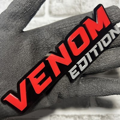 1xPC Red Venom Edition Emblem Badass 3D Sticker Multicolor Car Decal Badges