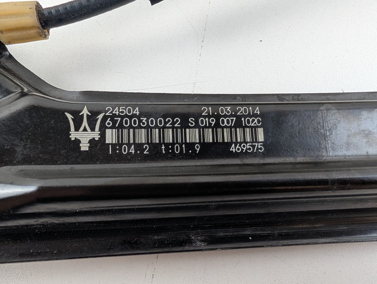 Maserati Ghibli 2014-2020 Rear Right Window regulator