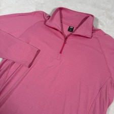 Helly Hansen Womens Pink Quarter Zip Long Sle...