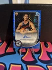 Yanic Konan-Niederhauser 2025-26 Bowman Chrome Auto Blue Geometric /150 RC KG