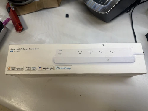 Meross Smart Wi-Fi Surge Protector MSS425F works with Apple Home -New never used