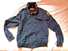PARAJUMPERS DÜNNE REGEN JACKE RV  MIT TASCHEN GR L DUNKELBLAU WIE NEU