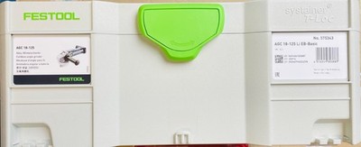FESTOOL SYS3 M 187 Systainer - unbenutzt mit entnehmbarer Winkelschleifereinlage