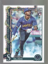 2025 Topps Holiday - Ryan Bliss RC Rookie #H184 - Seattle Mariners