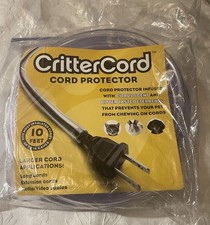Critter Cord 10ft Safety Protector for Pets Chewing and Pest Resistant - New