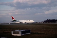 Dia S7-AAS Boeing 767-2Q8(ER) Air Seychelles 05/1991 FRA 35mm gerahmt OP-K10-70