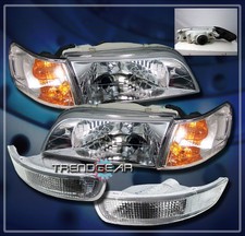For 1993-1997 Toyota Corolla Crystal Head Lightscornerbumper Signal Lamp Clear For 1993-1997 Toyota Corolla Crystal Head Lightscornerbumper Signal Lamp Clear