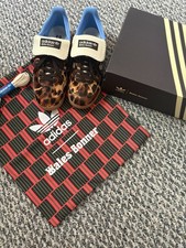 Adidas Wales Bonner x Samba Faux Cheetah/Leopard Fur Sneakers Size 7