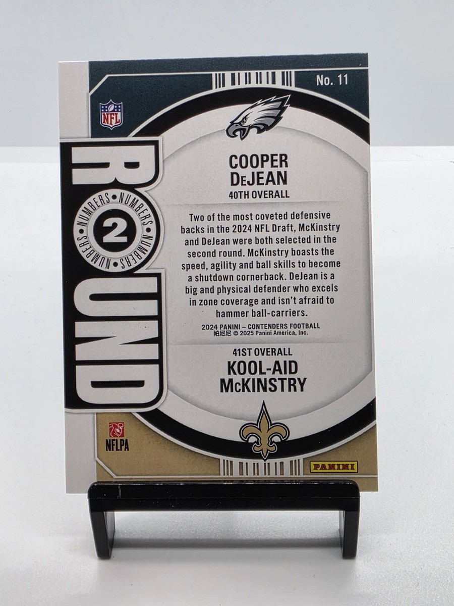 2024 Panini Contenders Cooper DeJean Kool-Aid McKinstry Round