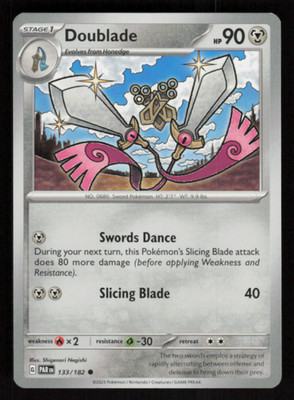 Doublade Common Metal Normal SV04: Paradox Rift 133/182 LP | eBay