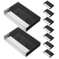 9 PCS Cassette Protective Sleeve Tape Cases-clear Plastic Storage